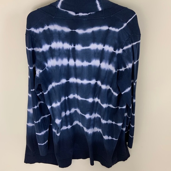 Tie dye cardigan navy blue size L - Picture 5 of 8